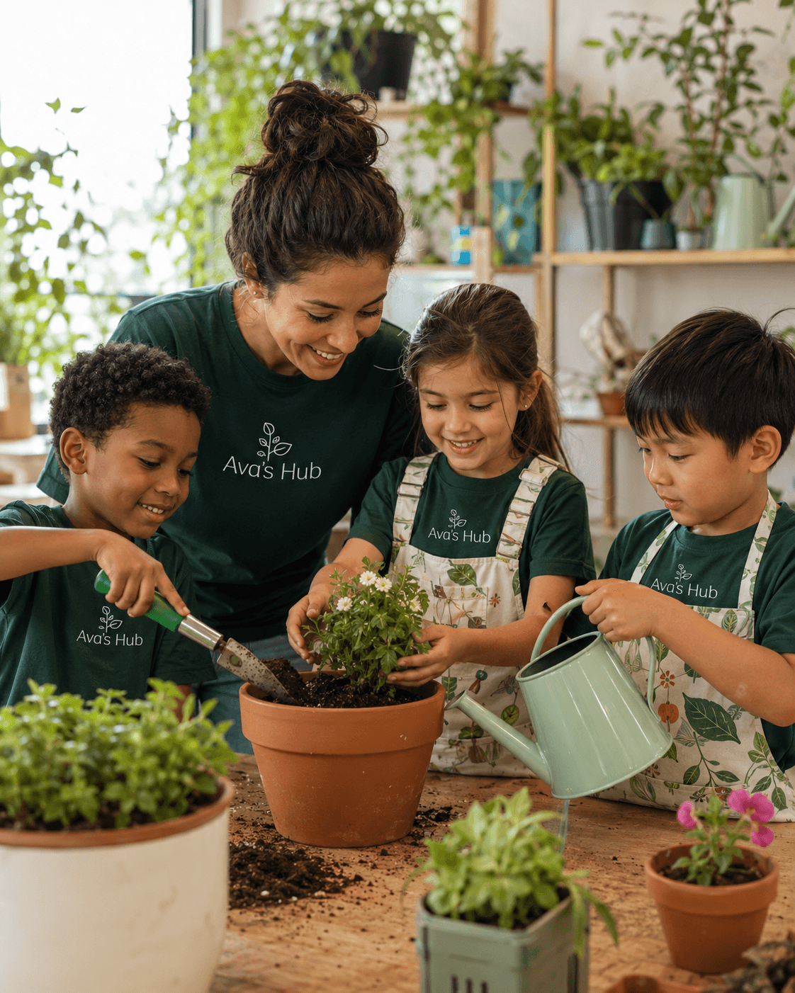 Garden Explorers cohort at Ava's Hub