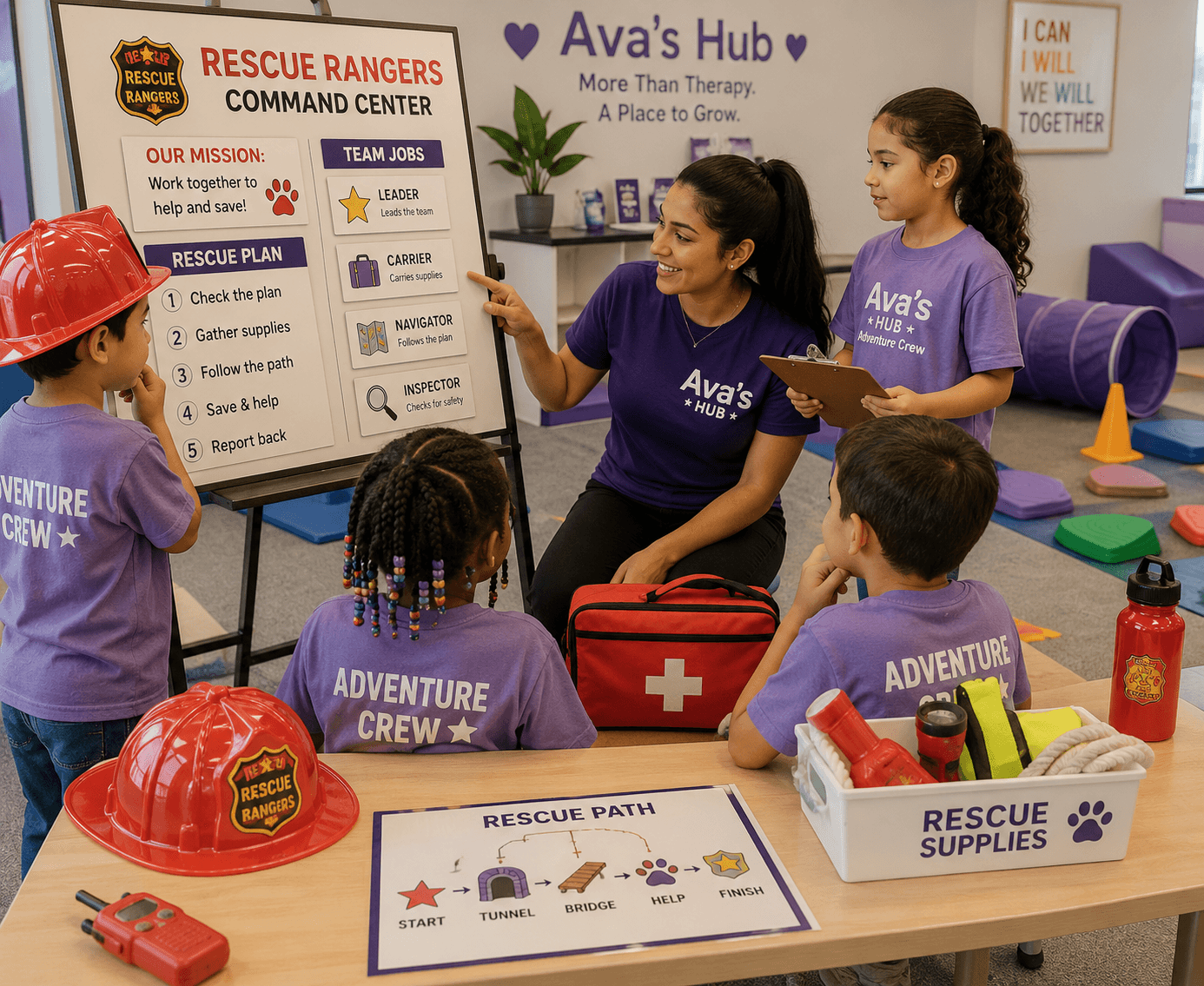 Rescue Rangers cohort at Ava's Hub